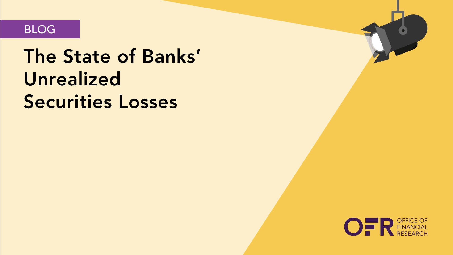 image of The State of Banks' Unrealized Securities Losses